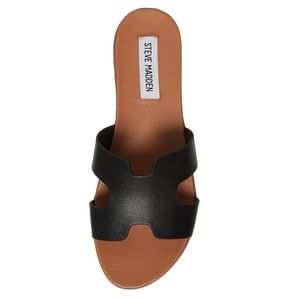 *NEW W/O Tag* Steve Madden Women’s Roceen Slip-On Sandal-Size US 9M-Color: Black